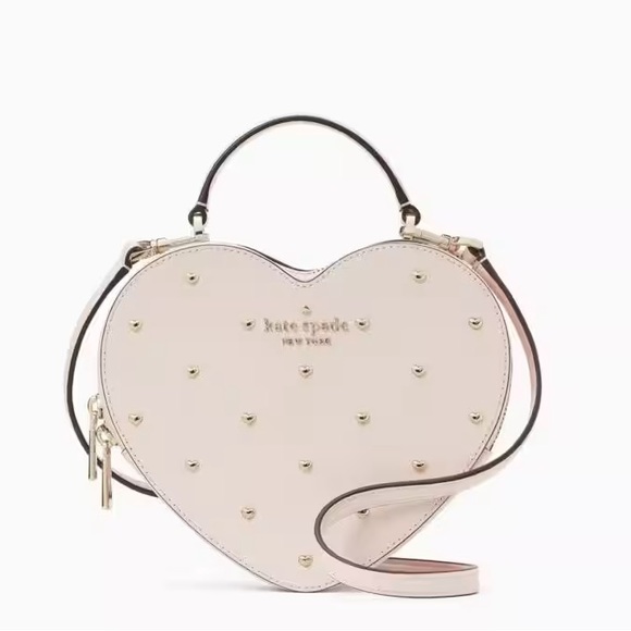 New Kate Spade Love Shack Embellished Heart Crossbody Bag - Picture 1 of 9